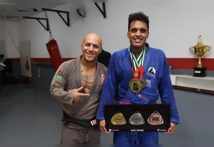 Igor Nogueira, tricampeão de para parajiu-jitsu