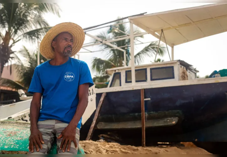 Ari Pescador, presidente da Colônia de Pescadores de Itapuã