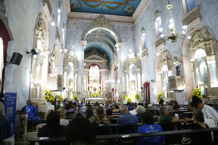 Igreja foi erguida em junho de 1594 por Cristóvão de Aguiar Daltro