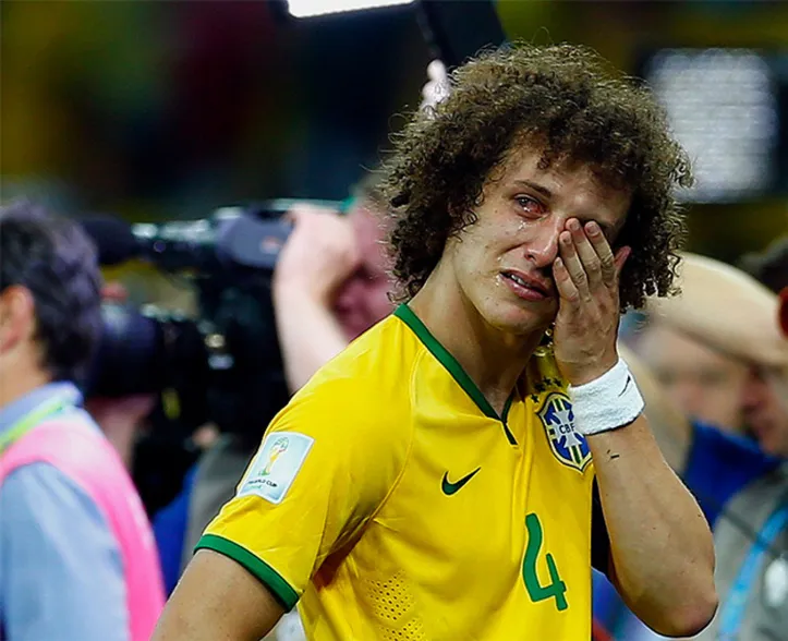 David Luiz, hoje no Flamengo, chorou depois dos 7x1