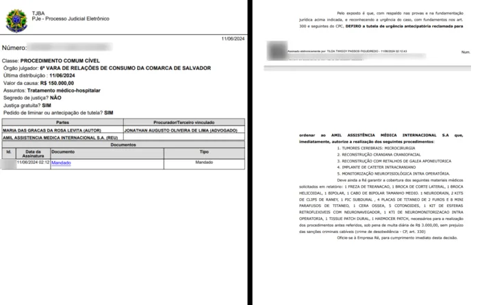 Liminar da Justiça obriga plano arcar com procedimento