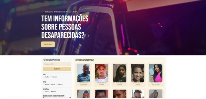 Imagem ilustrativa da imagem DPP implanta site para auxiliar na busca por desaparecidos