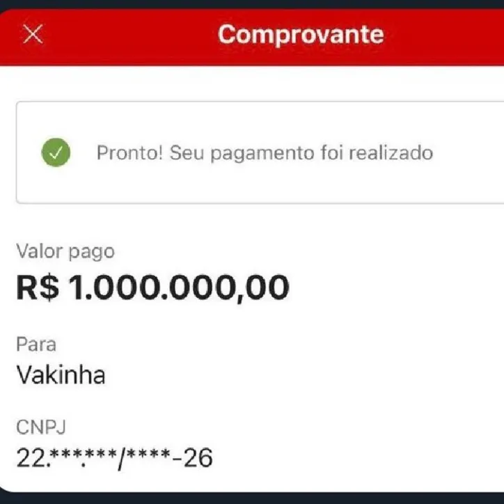 Imagem ilustrativa da imagem Doação de Nego Di de R$ 1 milhão ao RS foi falsa, aponta investigação