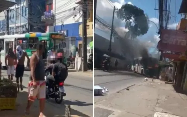 Ônibus foram incendiados na tarde desta terça-feira