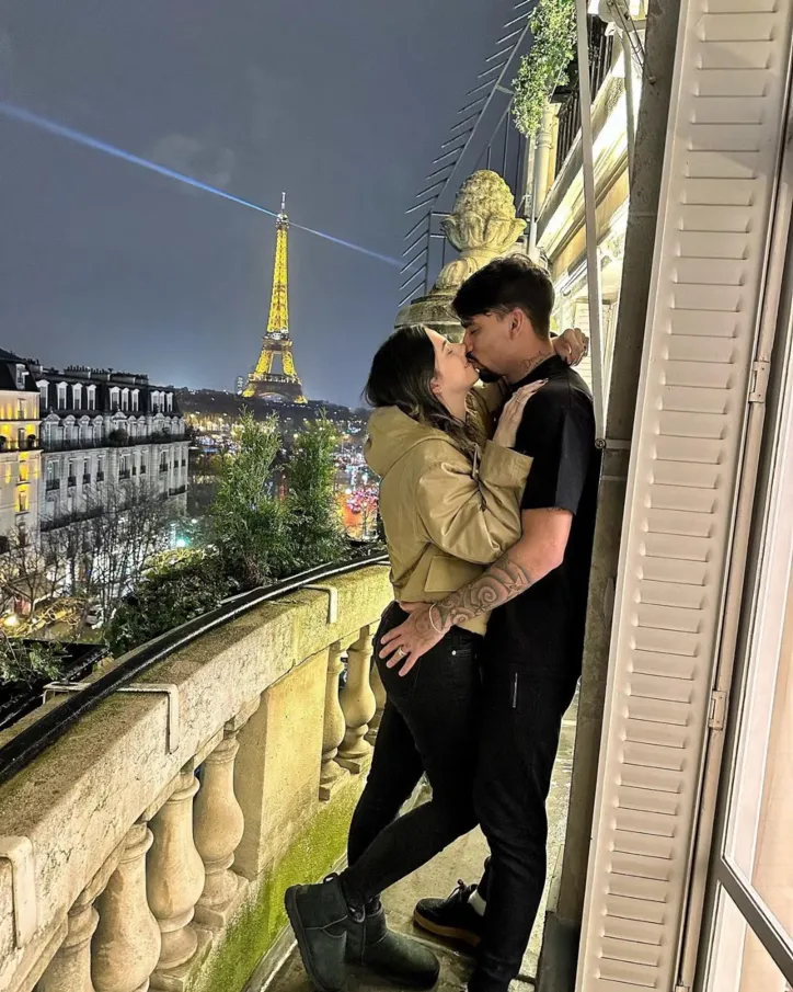 Paquetá e a esposa em Paris