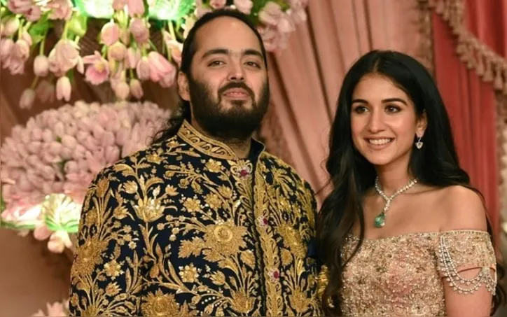 Anant Ambani e sua noiva Radhika Merchant