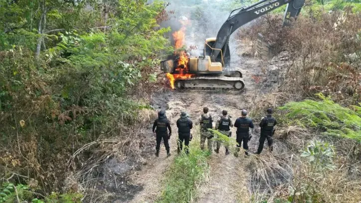 Imagem ilustrativa da imagem Polícia Federal fecha três garimpos em Terra Indígena Kayapó no Pará