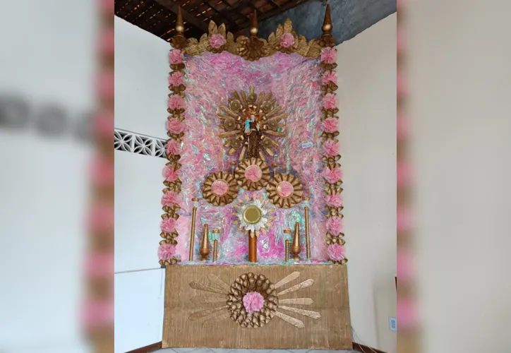 Altar feito por Rodrigo Guedes