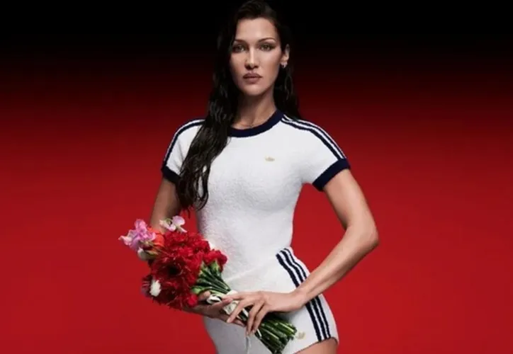 Imagem ilustrativa da imagem Adidas retira modelo Bella Hadid de campanha por polêmica sobre Gaza