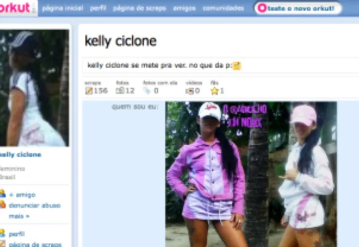 Kelly Cylone tinha pelo menos 600 comunidades no Orkut