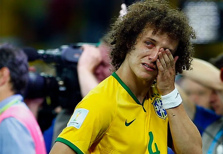 David Luiz, hoje no Flamengo, chorou depois dos 7x1