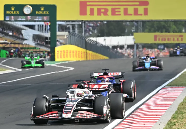 Carro da Haas em Grande Prêmio na temporada 2023