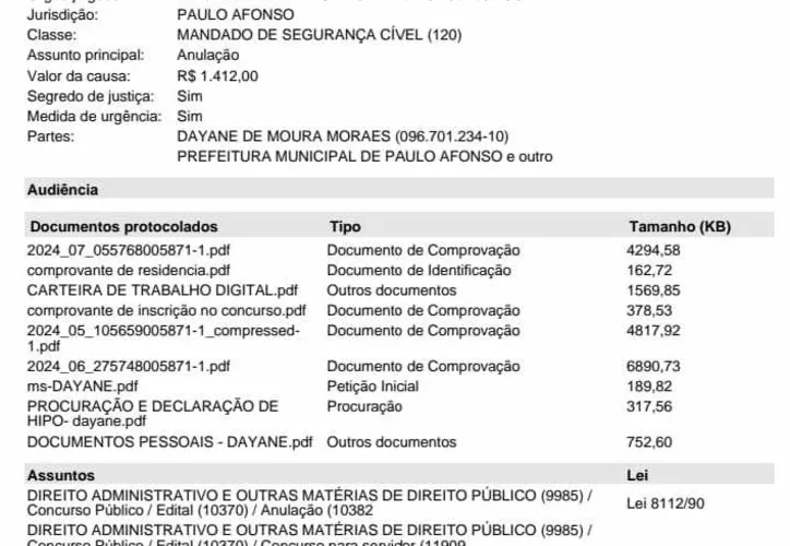 Imagem ilustrativa da imagem Justiça anula processo seletivo por irregularidades em Paulo Afonso