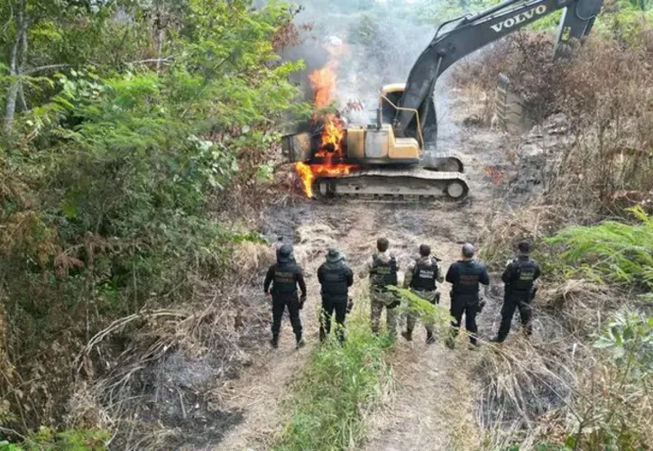 Imagem ilustrativa da imagem Polícia Federal fecha três garimpos em Terra Indígena Kayapó no Pará