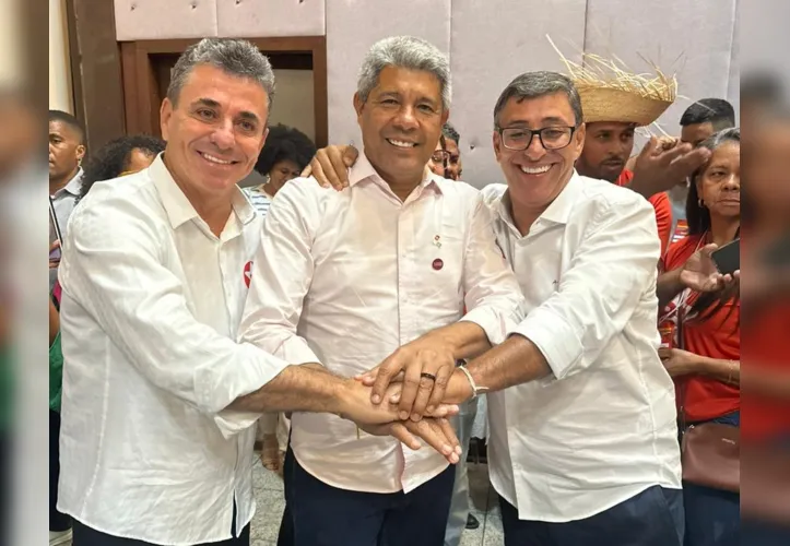 Jerônimo Rodrigues participou do anúncio da pré-candidatura de Val de Dezinho