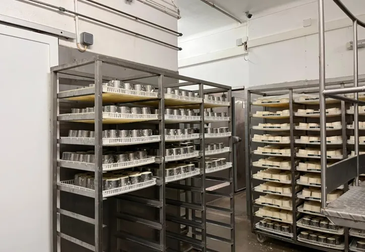 Câmara de cura do queijo, na Queijaria Vitor Fernandes
