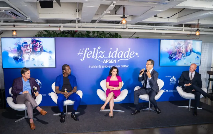 Lançamento da campanha "FelizIdade" em São Paulo