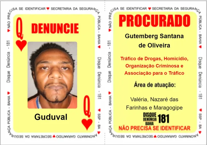 Imagem ilustrativa da imagem "Buel" e mais quatro: SSP atualiza criminosos mais procurados da Bahia