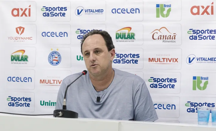 Rogério Ceni durante coletiva após o jogo