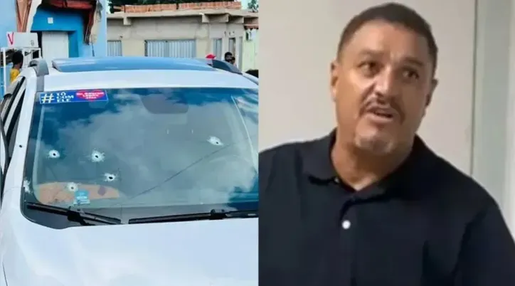 Valmir Justino dos Santos, de 43 anos, foi assassinado a tiros dentro de um carro por homens armados