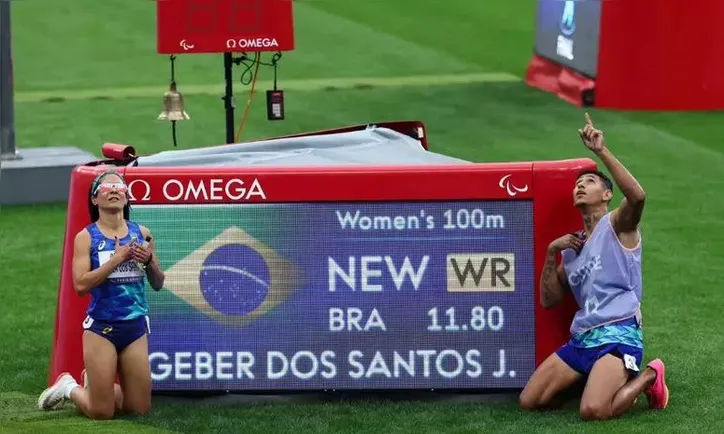 Jerusa Geber quebrou o recorde mundial nesta segunda-feira, 2, durante as semifinais