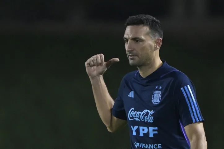 Lionel Scaloni, treinador da Argentina