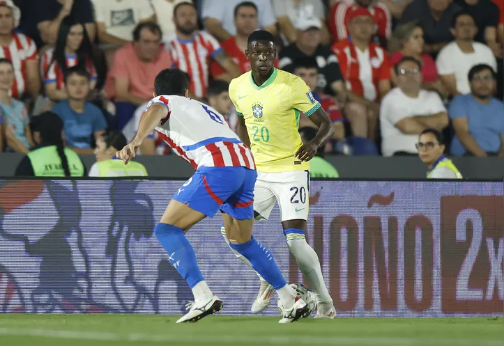 Luiz Henrique, do Bortafogo, em ação pelo Brasil