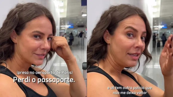 Paolla Oliveira perdeu o passaporte