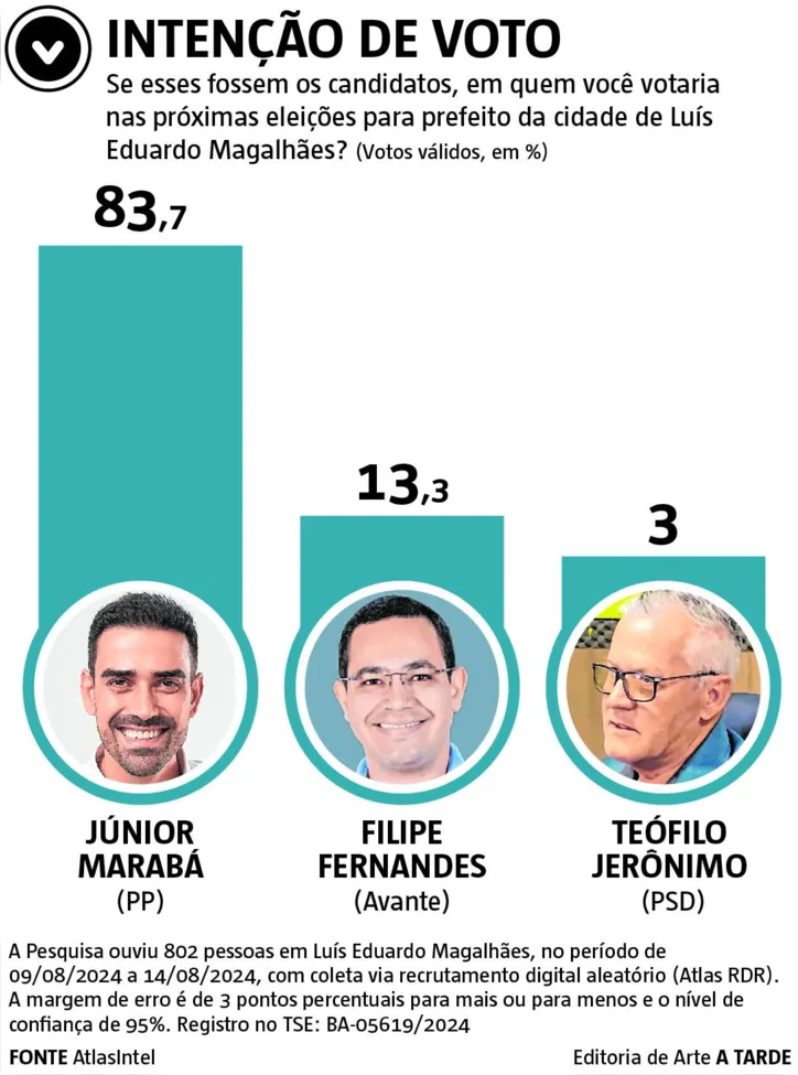 Intenção de Voto em Luís Eduardo Magalhães