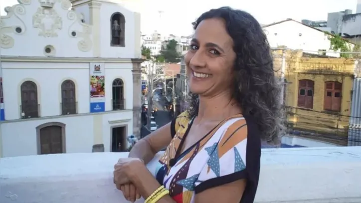 A repórter Maria Menezes