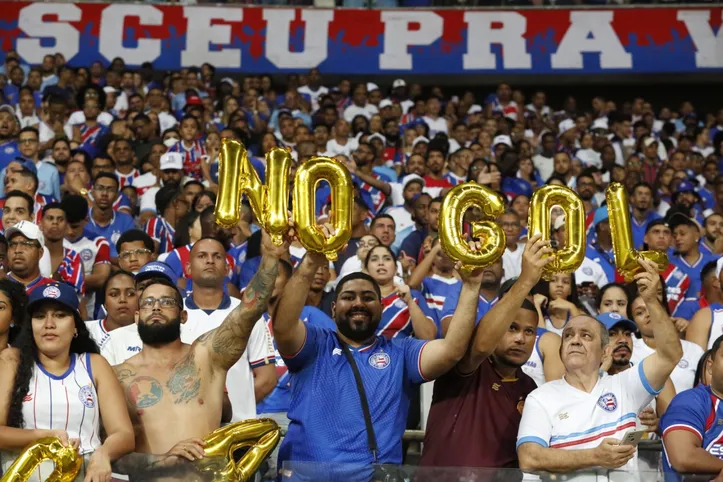 Torcida do Bahia pediu para o time chutar mais no gol