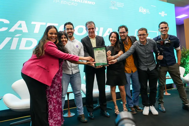 A TARDE Play ganhou o segundo lugar na categoria "Vídeo", do Prêmio Sebrae de Jornalismo