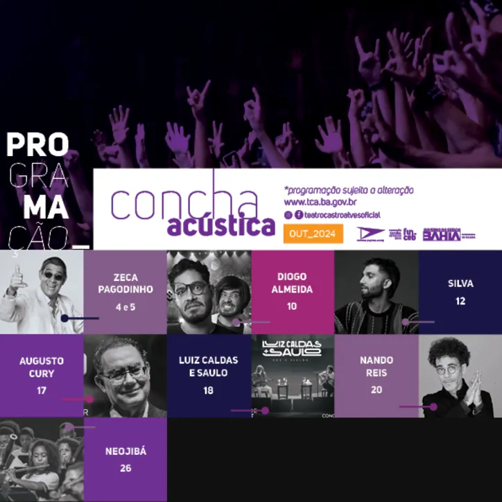 Programação da Concha Acústica