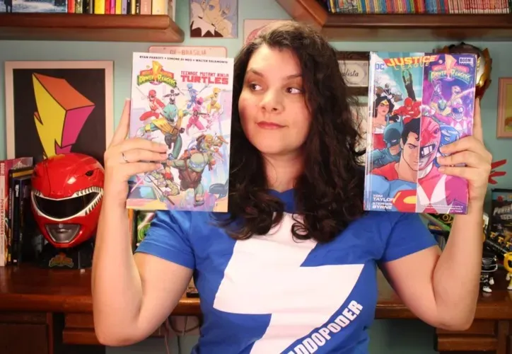 Terá bate-papo sobre o retorno dos gibis dos Power Rangers ao Brasil