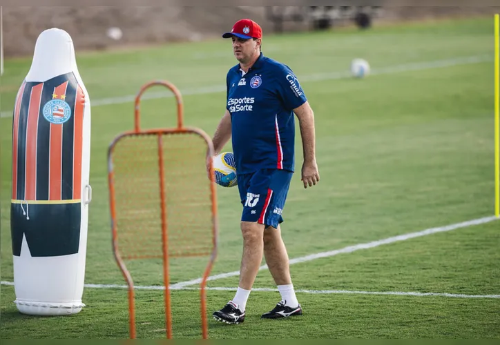 O técnico Rogério Ceni