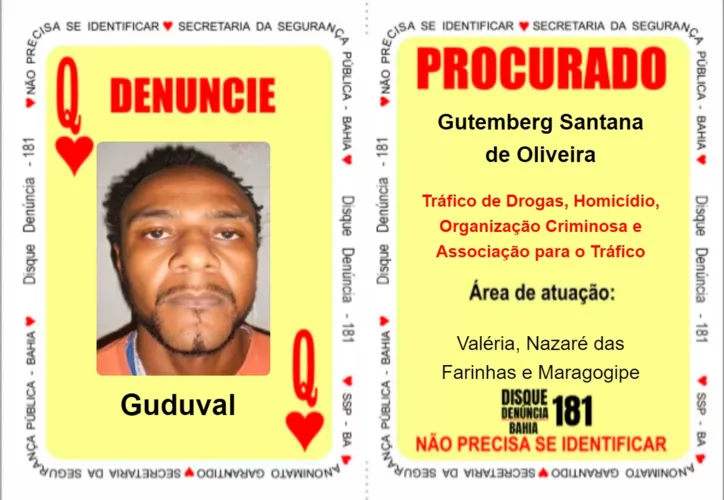 Imagem ilustrativa da imagem "Buel" e mais quatro: SSP atualiza criminosos mais procurados da Bahia