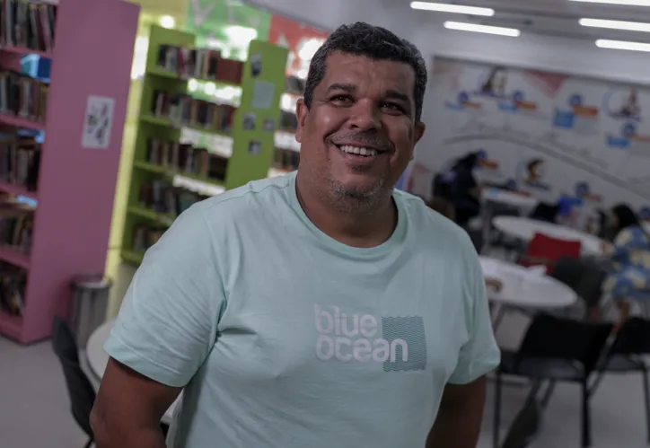 Elisio Santos, diretor do Colégio Estadual Rômulo Almeida