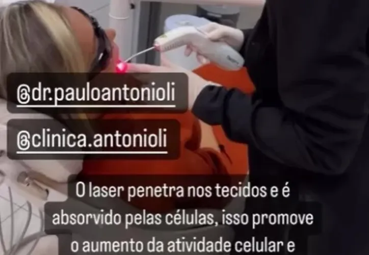 Andressa revelou como funciona o laser na região