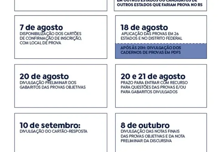 Imagem ilustrativa da imagem 'Enem dos concursos': local de prova é divulgado; confira