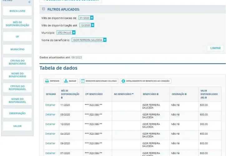 Imagem ilustrativa da imagem Motorista que matou motociclista recebeu mais de R$ 5 mil de auxílio