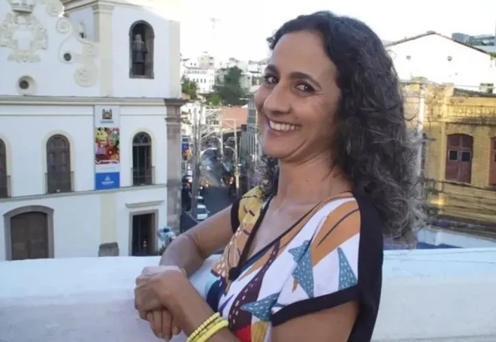 A repórter Maria Menezes