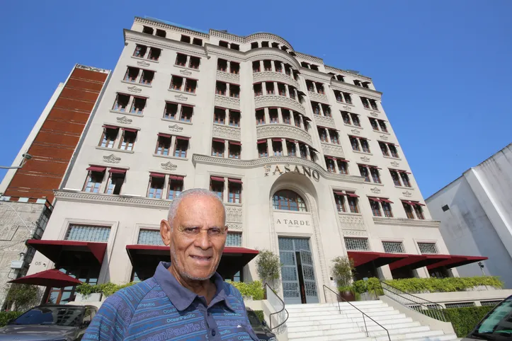 Aurino José dos Santos na antiga sede