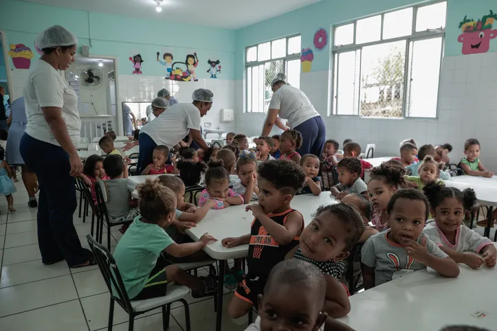 SALVADOR: Instituições oferecem mais que abrigo a crianças em situação de vulnerabilidade. 
Na foto: Crianças assistidas pela Mansão do Caminho, em Pau da Lima
Data: 10/10/24
Foto: Uendel Galter/Ag. A Tarde.