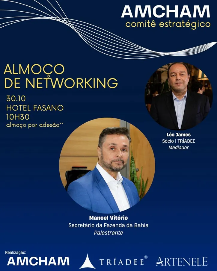 Imagem ilustrativa da imagem Almoço para networking acontecerá no Hotel Fasano na quarta