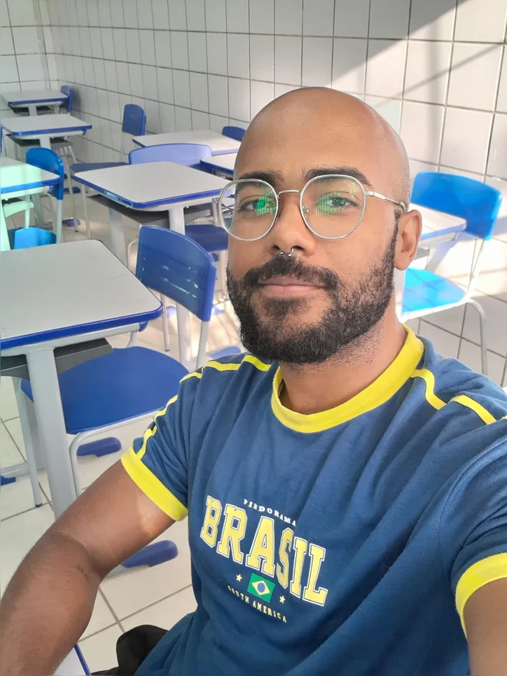 Gerson Correia, de 30 anos, está no 5ª semestre do B.I. de Saúde