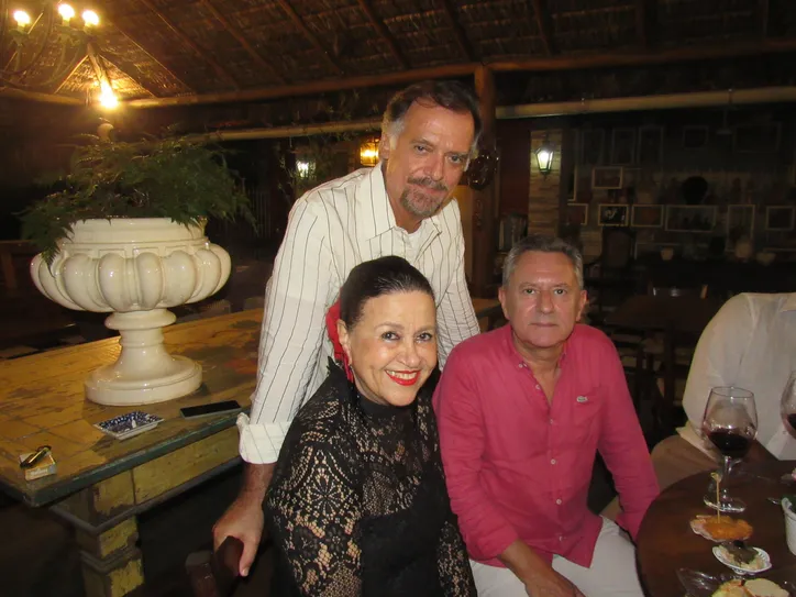 Sonia Steel homenageia os amigos Jorge Fonseca e Ericksom Britto