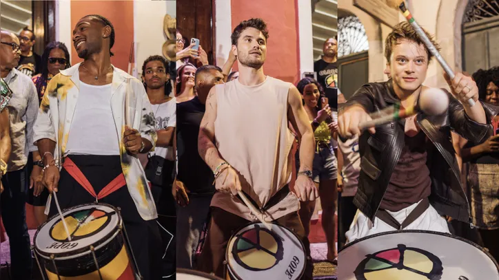 Atores tiveram experiência com o Olodum