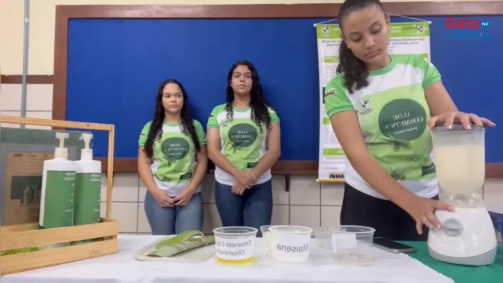 Imagem ilustrativa da imagem Bahia Faz Ciência: estudantes desenvolvem produtos capilares sustentáveis