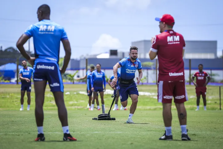 Bahia seguiu preparação nesta quarta-feira, 9, com a presença de Biel e Acevedo