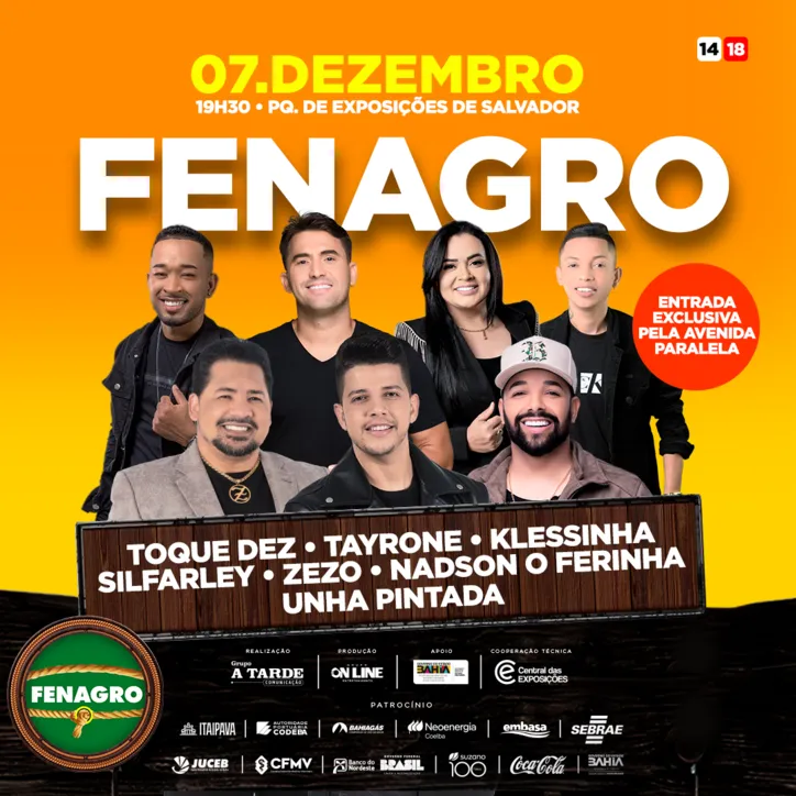 Imagem ilustrativa da imagem Confira a programação de shows deste sábado da Fenagro 2024